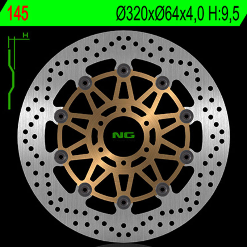 Ng bremžu disks 145. kārta