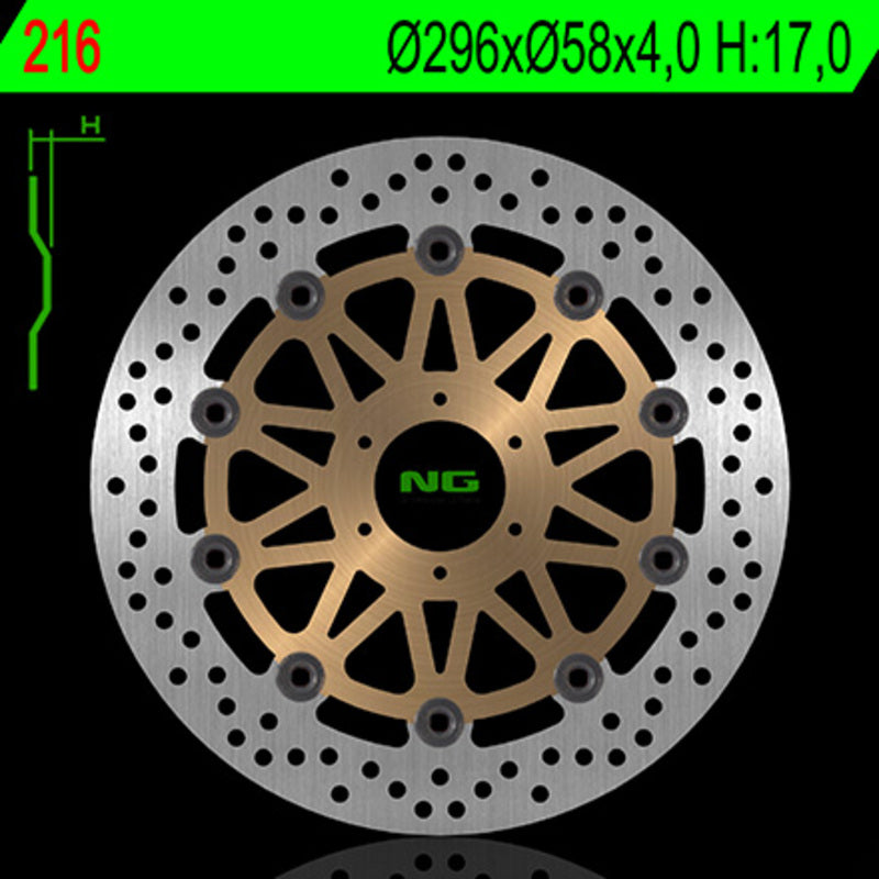 Ng bremžu disks 216. kārta