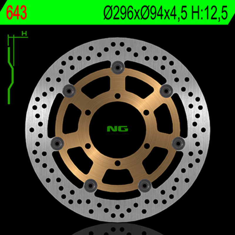 Ng bremžu disks 643. kārta