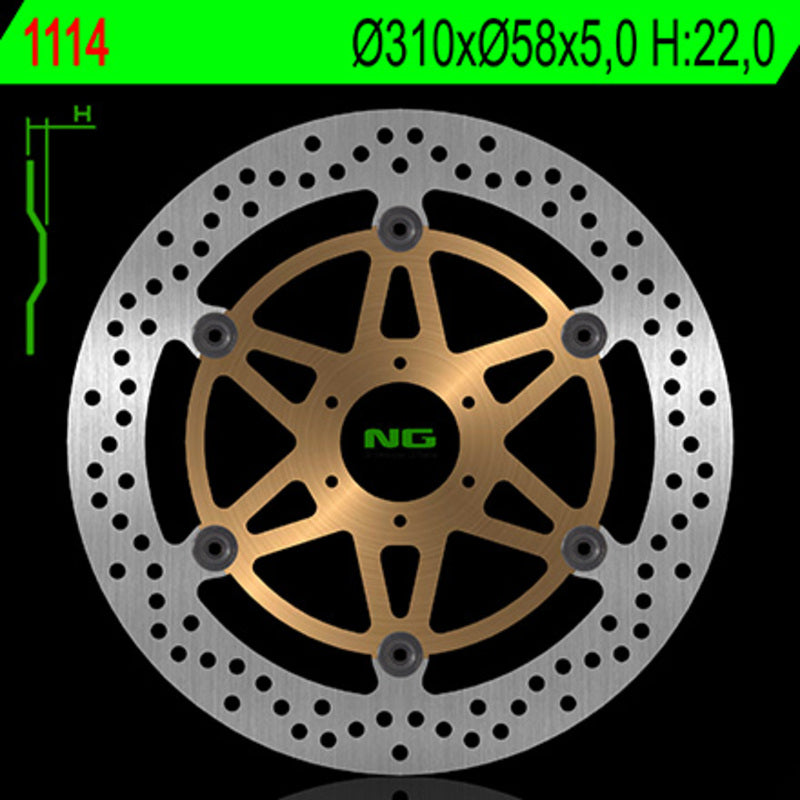 Ng bremžu disks 1114. kārta