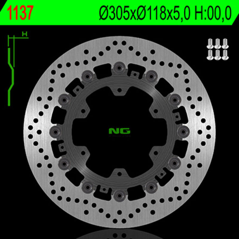 Ng brzdový disk kolo 1137