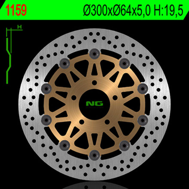 Ng kočni disk krug 1159