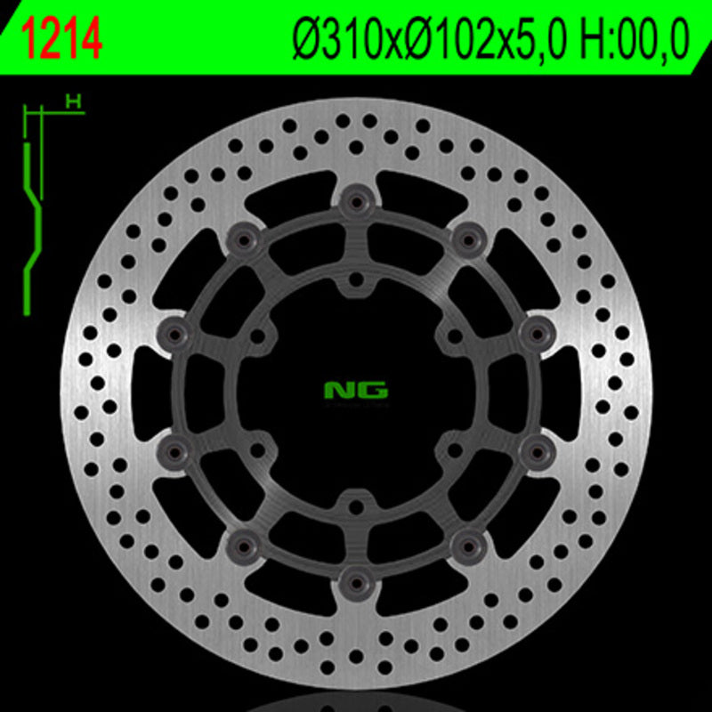 Ng brzdový disk kolo 1214