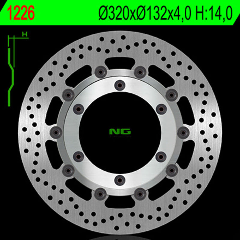 Ng bremžu disks 1226. kārta