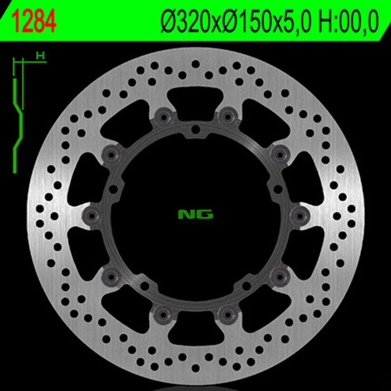 Ng brzdový disk kolo 1284