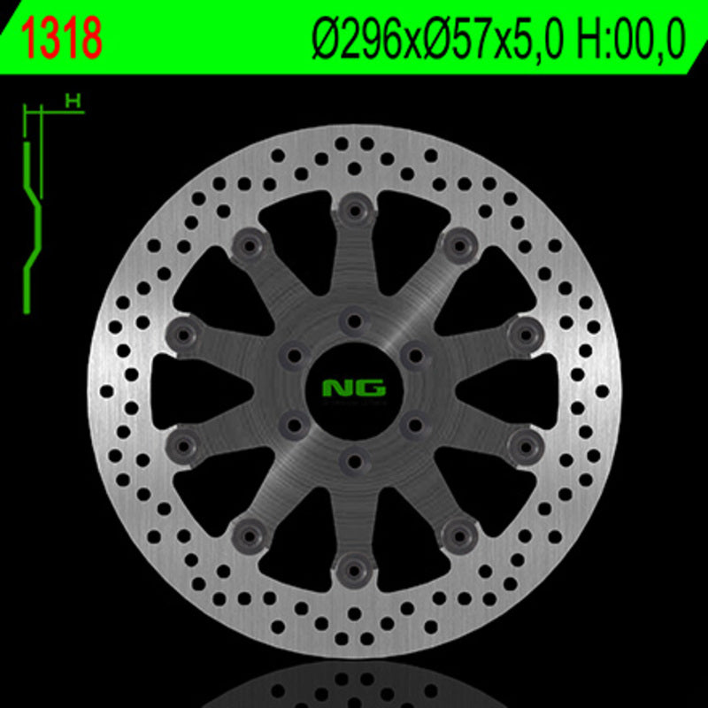 Ng kočni disk krug 1318