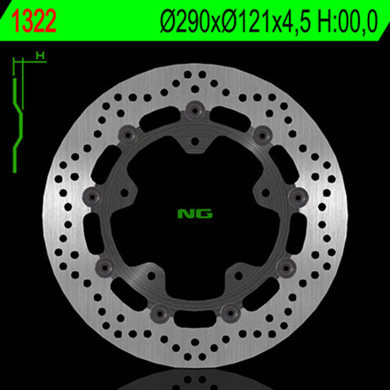 Ng bremžu disks 1322. kārta