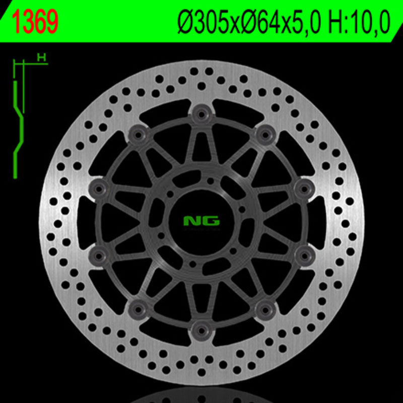 Ng brzdový disk kolo 1369