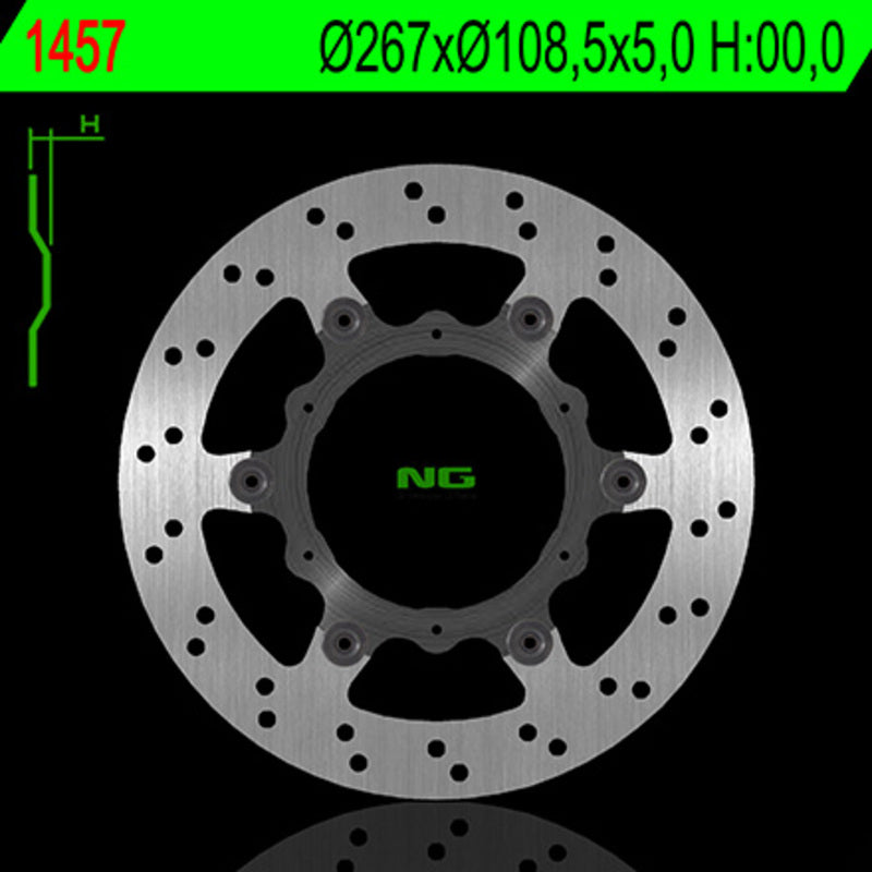 NG bremžu disks 1457. kārta