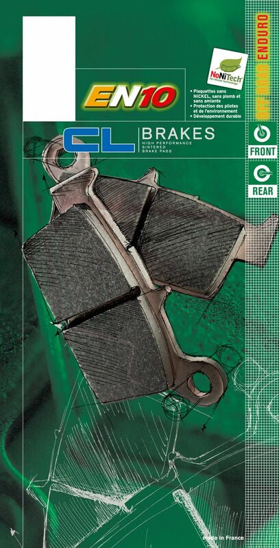 CL BRAKES Off-Road sintered metāla bremžu uzlikas - 2249EN10 2249EN10 