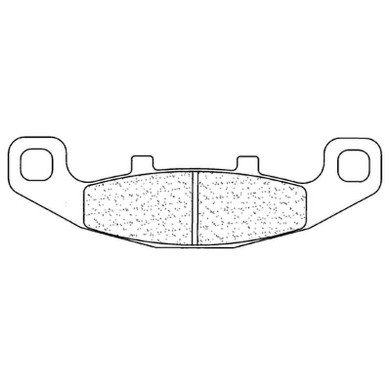 CL BRAKES Ielas sinterēta metāla bremžu uzlikas - 2304A3+ 2304A3+ 