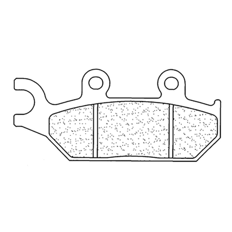 CL BRAKES Ulicové sinterované kovové brzdové doštičky - 2360A3+ 2360A3+ 