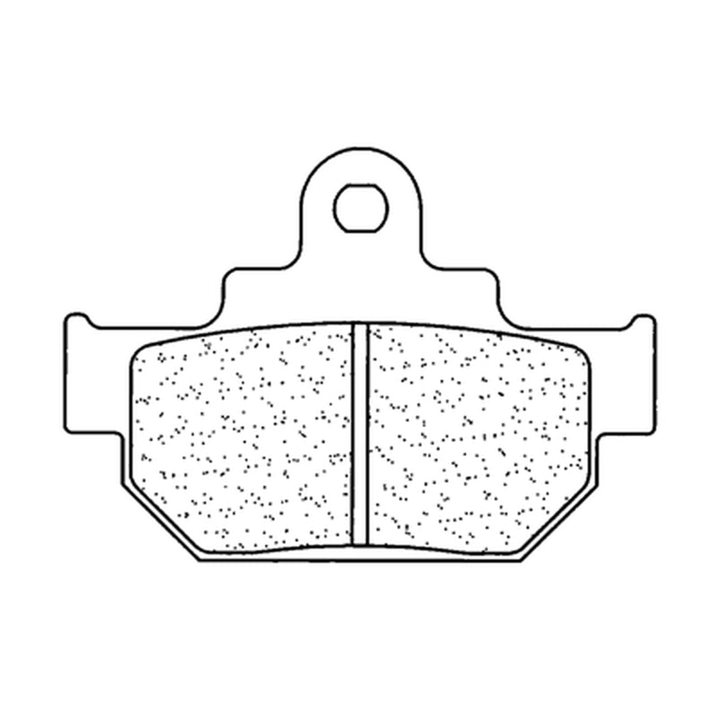 CL BRAKES Gatvės sintetiniai metaliniai stabdžių trinkelės - 2386A3+ 2386A3+ 