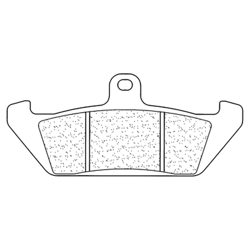 CL BRAKES Ulicové sinterované kovové brzdové doštičky - 2801A3+ 2801A3+ 