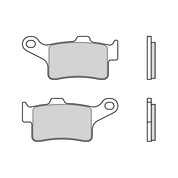Brembo ielas saķepinātie metāla bremžu kluči - 07gr88SA 07gr88SA