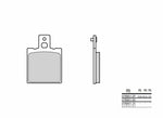 BREMBO Organic Brake pads - 07BB0106 07BB0106