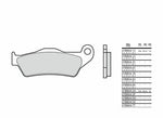 BREMBO Off-Road Sintered Metal Brake pads - 07BB04SD 07BB04SD
