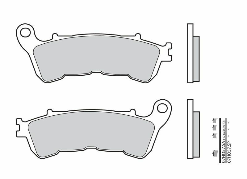 BREMBO Street Sintered Metal Brake pads - 07HO57SA 07HO57SA