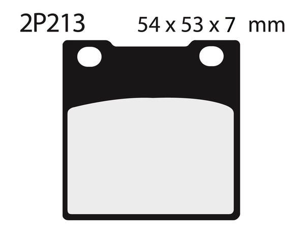 Nissin Street Semi-Metallic Brake Pads-2p-213ns 2p-213ns