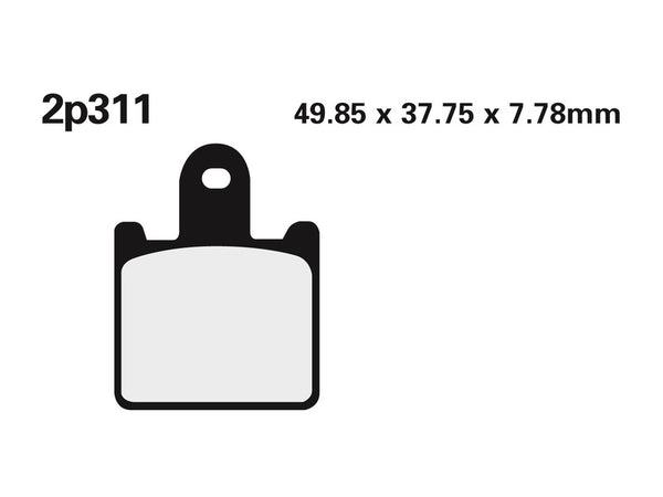 NISSIN Street / Off-Road Sintered Metal Brake pads - 2P-311ST 2P-311ST 