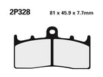 NISSIN Ulice /Terén Sinterované kovové brzdové doštičky - 2P-328ST 2P-328ST 