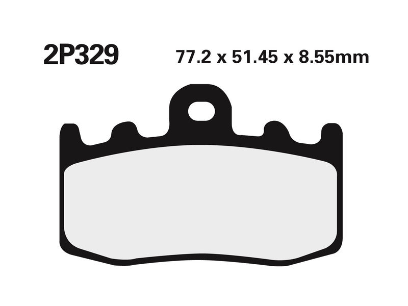 NISSIN Street /Off-Road Sintered Metal Brake pads - 2P-329ST 2P-329ST