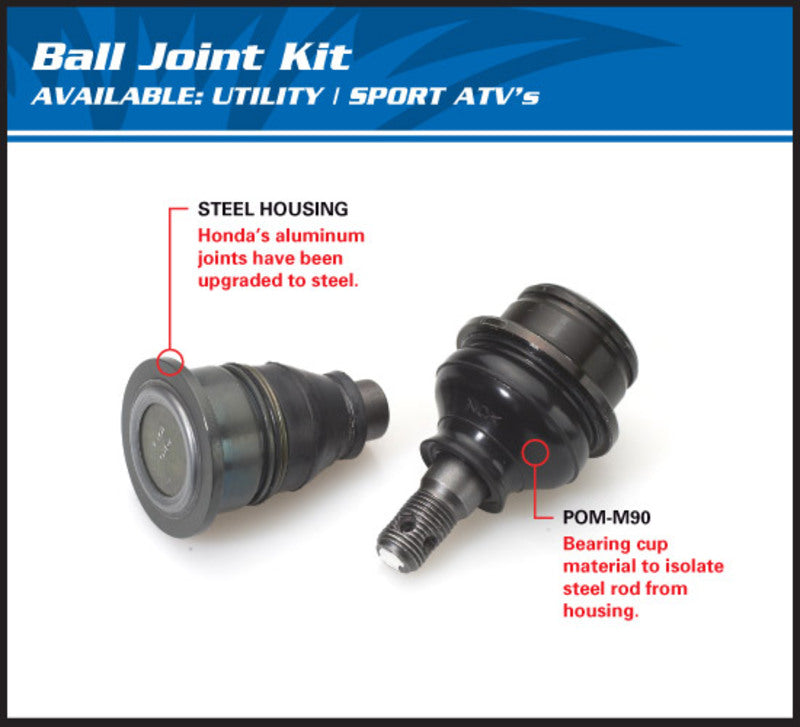 ALL BALLS Lower/Upper A-Arm Ball Joint Reconditionning Kit Polaris RZR 42-1051