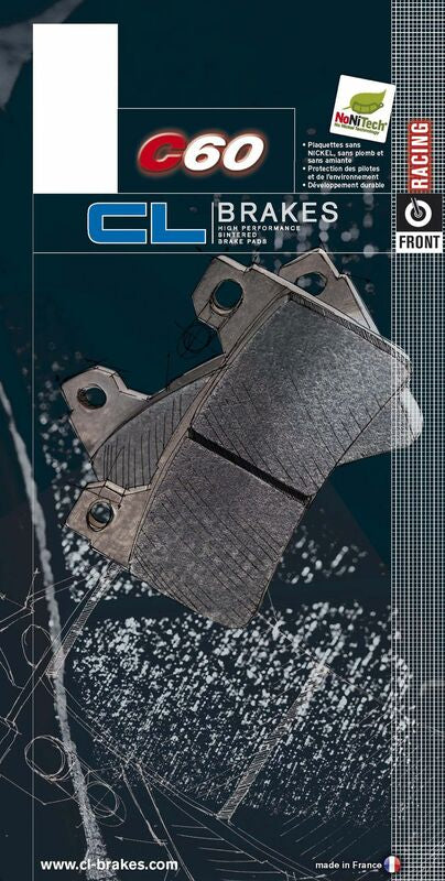 CL BRAKES sacīkšu sinterētā metāla bremžu uzlikas - 1134C60 1134C60 