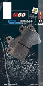 CL BRAKES sacīkšu sinterēta metāla bremžu uzlikas - 1180C60 1180C60 