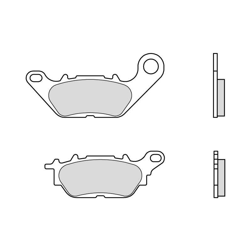BREMBO Scooter Carbon Ceramic Brake pads - 07114CC 07114CC 