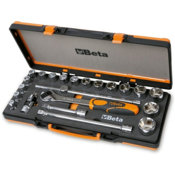 Beta Set of 1 Reversible Socket Wrench With 17 6 Points 1/2 '' Socket + 5 Accessories 009200924