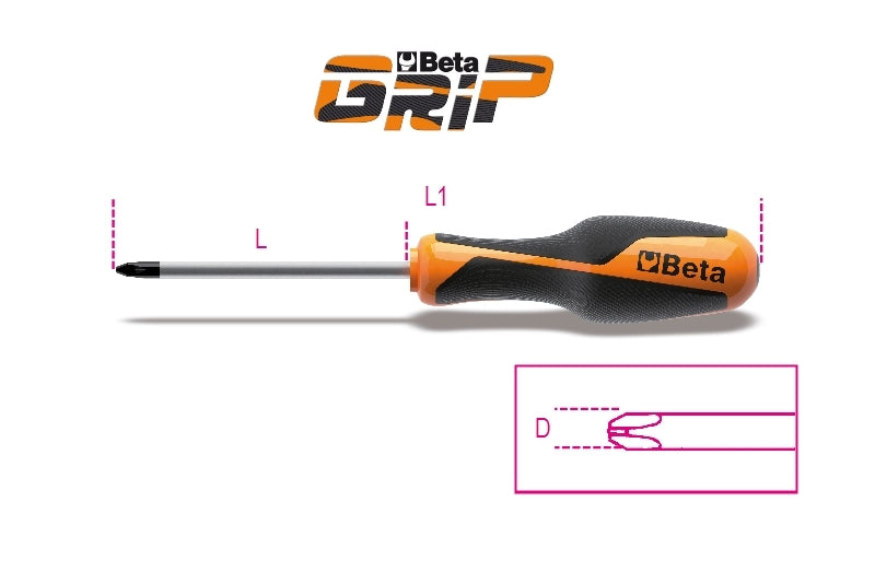 BETA Crosshead Phillips® Screwdriver PH2x6x150 012620021