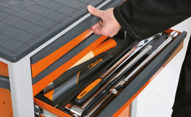 Beta Mobile Roller Cab so šiestimi zásuvkami Orange 02400461