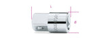 Beta 3/8 '' Moteris ir 1/2 '' vyriškas adapteris 009100814