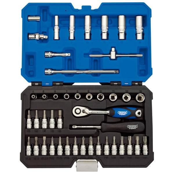 Draper Metric 1/4 ”Sockets & Ratchet Set (44 Pieces) 16446.0