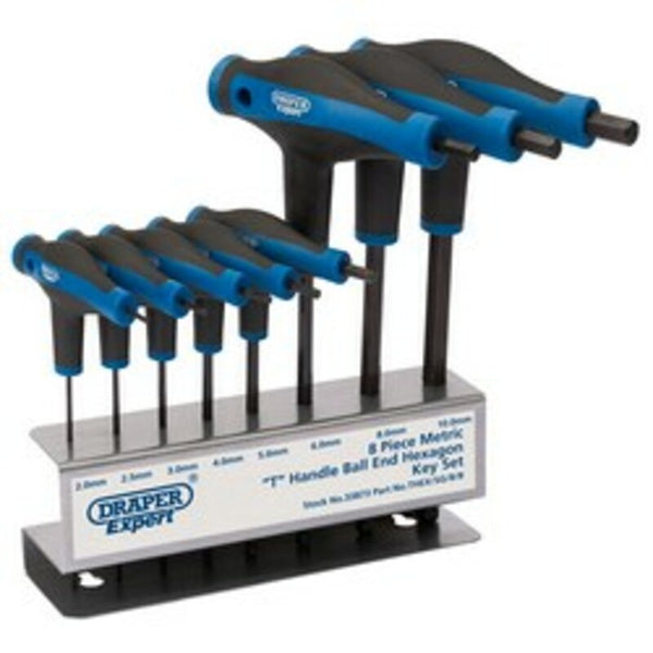 DRAPER HEXAGON KEYS SET - 8 PIECES 33873.0