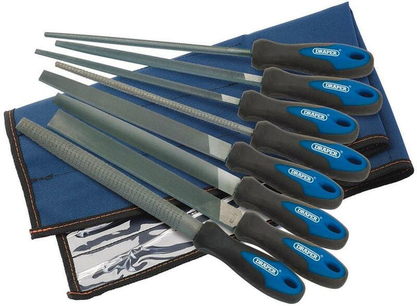 Draper Soft Grip Engineers File a RASP set 200 mm 8ks 44961.0