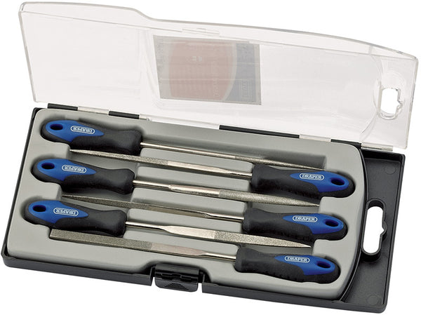 Draper meki stisak dijamantne igle datoteke set 150 mm 6pcs 47817.0