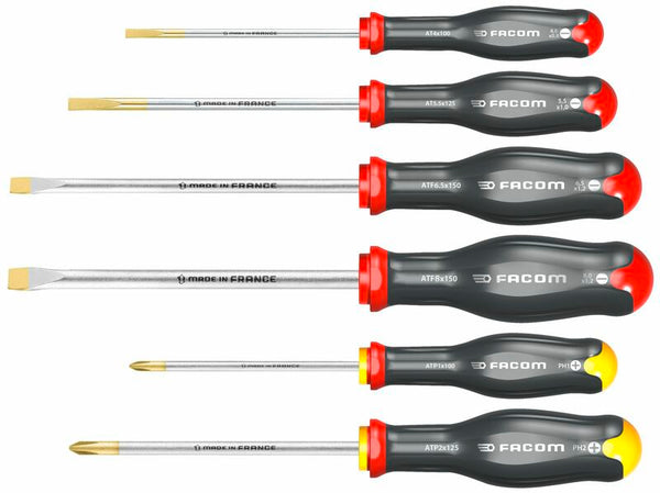 Facom Protwist® Screwdrivers Set - 6 Pieces ATP.J6PB
