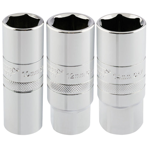 Draper 1/2 '' komplekts ar 3 aizdedzes sveces kontaktligzdām 16784.0