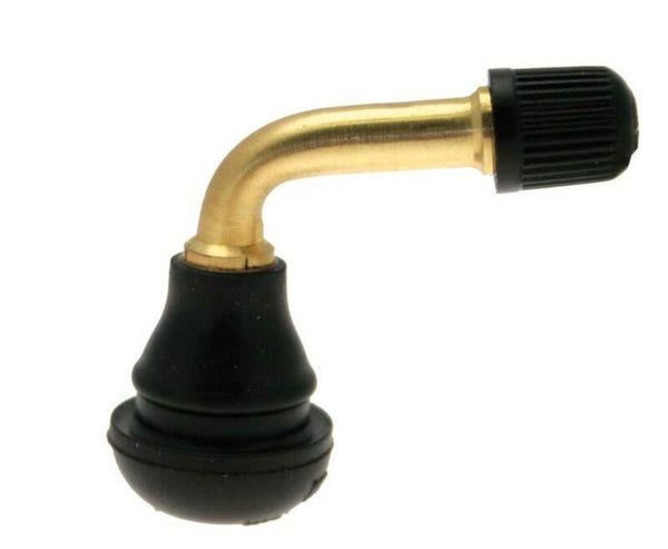 Bihr 90 ° Angled Rubbered Tire Valve - Pack of 10527
