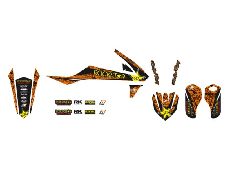 Blackbird Rockstar Energy Graphic Kit KTM SX85 2545L