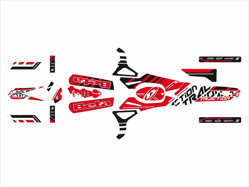 Blackbird Traction Stickers Kit Beta Rev3 125/200/250 2T00E