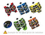Blackbird Dream Graphic 3 Radiator Louvers Graphic Kit Red Honda CRF250R A105E