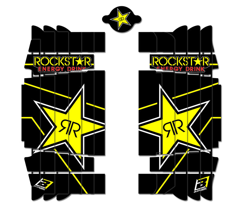 Blackbird Rockstar Energy Radiator Louvers Graphic Kit Husqvarna TC/FC A603L