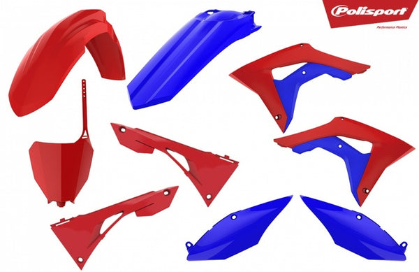 Policijski spot Plastics Kit Red/Blue Honda CRF250/450R 90791