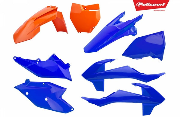 Policijski spot Plastics Kit Orange/Blue KTM SX/SX-F 90792