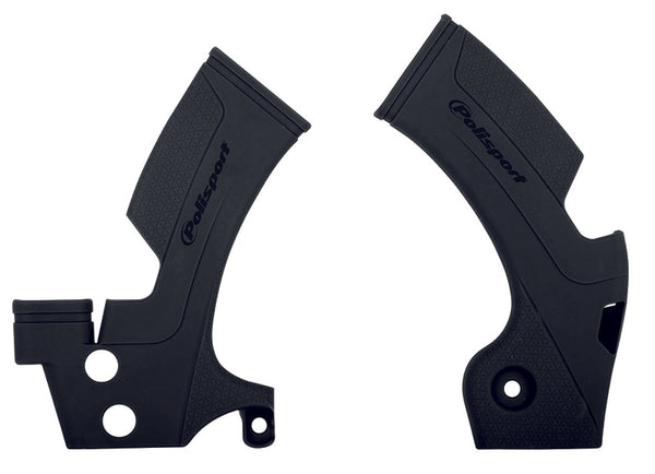 Police Port Frame Cover Black Kawasaki KX450F 8466300001