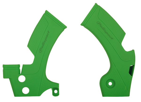 Police Port Frame Cover Green Kawasaki KX450F 8466300002