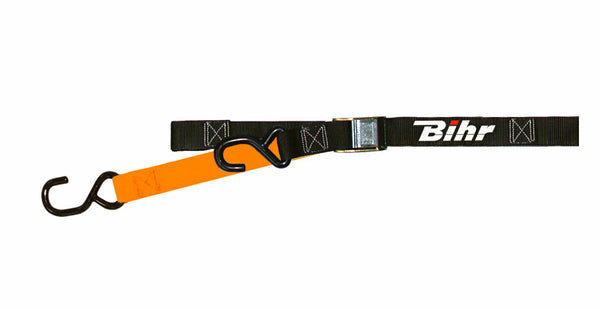 Bihr Bicolor Loop siksnas melnas/orangel27-031k/o